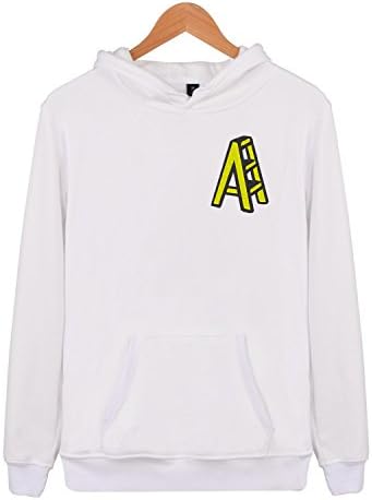 Adult Hooded Sweatshirt Big Pockets Drawstring A Small Step Ladder Embroidery Pullover