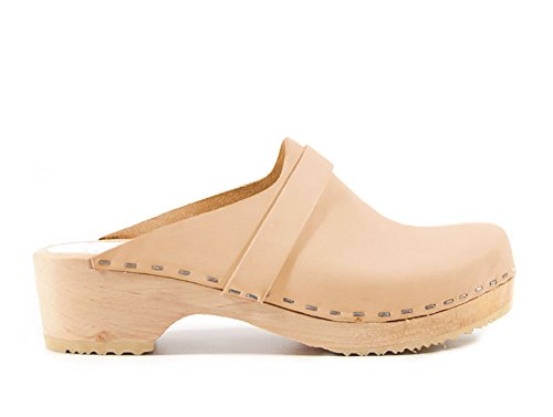 Sandgrens Women's TOKYO Swedish Clogs, Nature, 40 Sandgrens Size (US WomenÂ«s 9.5-10 M)