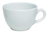 Rattleware Coffee House Collection 6 ounce cup, Set of 6, White