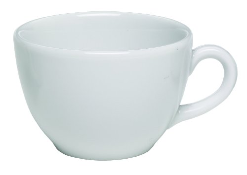 Rattleware Coffee House Collection 6 ounce cup, Set of 6, White