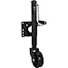 Ironton Bolt-On Side-Wind Marine Swivel Jack - 1000-Lb. Capacity, Black Finish
