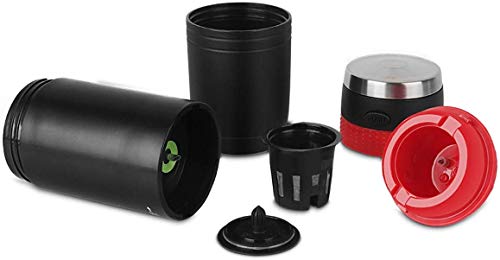 YAeele Tragbare Kaffeemaschine, Maschine for Camping Electric, One Button-Modus, kompatibel mit K-Cup-Kapsel, Kaffee… – Bild 6