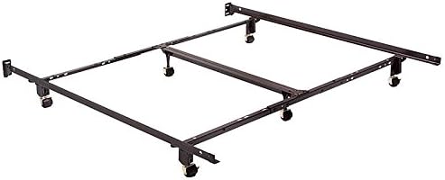 Adjustable Unimatic Bolt-On Bedframe with 2 1/4" Rug Rollers - Twin, Full, Queen, and King Size