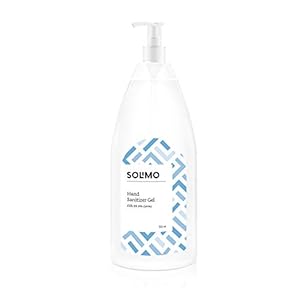 Amazon Brand – Solimo Hand Sanitizer Gel (72% Ethanol Absolute) – 500 ml