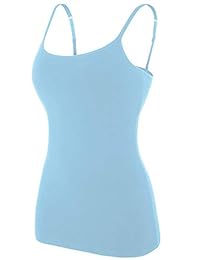CharmLeaks Camisola de algodón para dama, sujetador de camuflaje, camisetas elásticas, 2 unidades