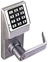 Alarm Lock DL1200/10B1 Trilogy Aluminum Narrow Stile Digital Keypad Lever Lock
