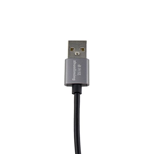 4.6ft USB Car Charger, Lightning and Micro 2 in 1 Spring Coiled USB Data Sync Charging Cable for iPhone and Android, Iphone7/6/5, Ipad, ipod, Samsung, Hawei, Sony, Nokia and More(Black)