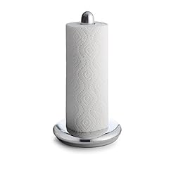 See Nambe Curvo Acacia and Alloy Paper Towel Holder, Silver Details