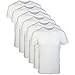 Gildan Men's Crew T-Shirt 6 Pack, White, Medium primary