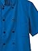 Five Star Chef Apparel 18025 Unisex Short Sleeve Chef Coat Royal 3XL