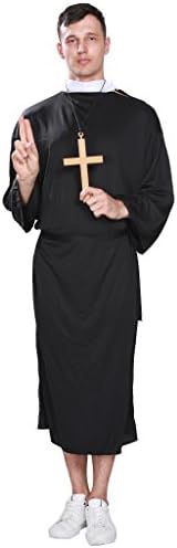 Priest Mens Traditional Vicar Religious Costume