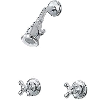 Pfister 07-8CBC Two-Handle Shower Faucet Only with Metal Cross ... Pfister 07-8CBC Two-Handle Shower Faucet Only with Metal Cross Handles, Chrome Pfister 07-8CBC Two-Handle Shower Faucet Only with Metal Cross ... Pfister 07-8CBC Two-Handle Shower Faucet Only with Metal Cross Handles, Chrome