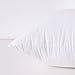 HOMESJUN Throw Pillow Inserts, 18x18 Inch Decorative for Sofa, Bed and Chair, Cotton Cover, Set of 2, White