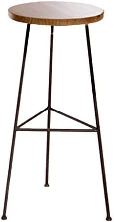 Simple Wrought Iron High Stool, Solid Steel, Nordic Style Comfortable Seat, Ergonomic Design,Cafe bar stool modern dining chair gold metal Frame