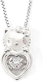 Amazon ハローキティ Hello Kitty ダンシングストーンハートペンダント ハローキティ グッズ キティちゃんアクセサリー ジュエリー 通販