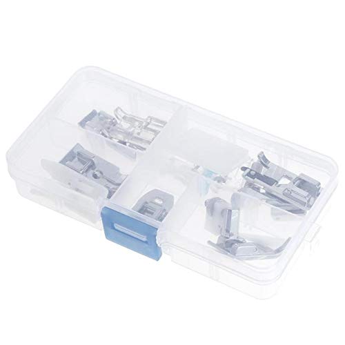 11pcs Domestic Sewing Machine Presser Foot Kit With Box Brother Singer Janom Sewing Machines Foot Tools Accessory