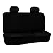 FH-FB051R012 Multifunctional Flat Cloth Bench Seat Covers, Allow 40/60, 60/40, 50/50 Split, Black color