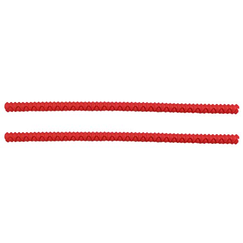 Oven Accessories,Oven Rack Guards 2PCS Food Grade Heat Resistant Anti-scalding Silicone Oven Rack Guards Shields Protectors for Home Dining Restaurant Red