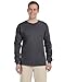 Gildan Ultra Cotton 6 Oz. Long-Sleeve T-Shirt (G240)- Dark Heather,Medium