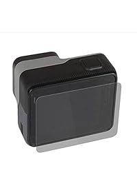 Protector de pantalla para GoPro Hero 5 GoPro Hero 6, actualizado Protector de pantalla de vidrio templado Protector de pantalla + película protectora de lentes de vidrio templado para Go Pro Hero 5 6 2 paquetes
