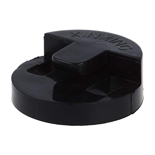 XuanL Round Rubber Cello Mute Dual Holes Double Bass Violoncello Silencer Music Instrument Accessories - Thumbnail 5
