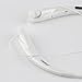 LeadTry Music Bluetooth Headphones Wireless Sport Stereo In-ear Noise Cancelling Earphone Headset Running Gym Exercise Earbud Neckband with Microphone for Apple Iphone Ipad Samsung Sony White