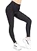Kamots Beauty Butt Lifting Leggings High Waisted Women Cellulite Stretchy Workout Yoga Pants Black