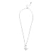 Fairy Tale Moon Cat Pendant Necklace,Haluoo Women Stylish Silver Crescent Moon Necklace Dainty Cute Cat Pendant Necklace for Girls Birthday Fashion Women Jewerly (Silver)thumb 3