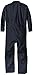 Bulwark Men's Flame Resistant 9 oz Twill Cotton Premium Concealed Snap Coverall, Navy, 42