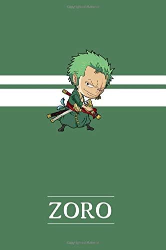 Zoro: Anime Notebooks, Motivation, Inspiring, Journal, One Piece Paperback – January 10, 2019