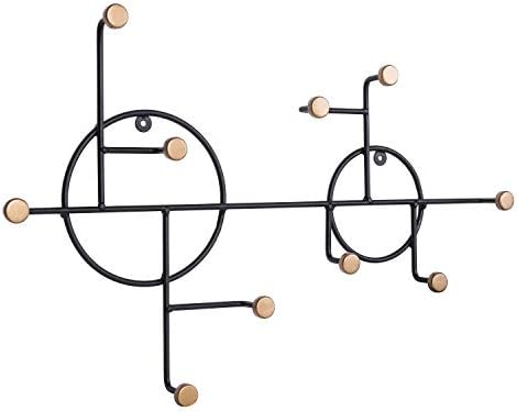 Rumcent Coat Rack Metal Wall Mounted Coat Hook Decorative Coat