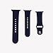 Apple watch band,Soft Silicone Sport Style Replacement for 38mm Apple Watch All Models - 2 Lengths - Midnight blue