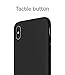 Spigen Liquid Crystal Designed for Apple iPhone Xs Case (2018) / Designed for Apple iPhone X Case (2017) - Matte Black