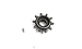 CDHPOWER Small Chain Sprocket Set for 415 Chain - 80CC Gas Motorized Bicycle-Bicycle Motor Engine Parts