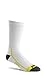Prince Men’s Performance Plus Crew Athletic Socks with Coolmax Moisture Wicking for Running, Tennis, and Casual Use (4 Pair Pack) - White