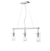 Effimero Pendant Lighting for Kitchen Island | Brushed Nickel Small 3 Pendant Light LL-P331-BN
