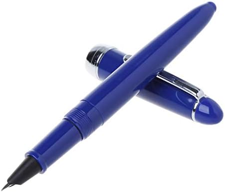 Fxikun Fountain Pen 0.38mm Nib Luxury Fountain Pen Business Gift Pen For Calligraphy Writing (Blue)