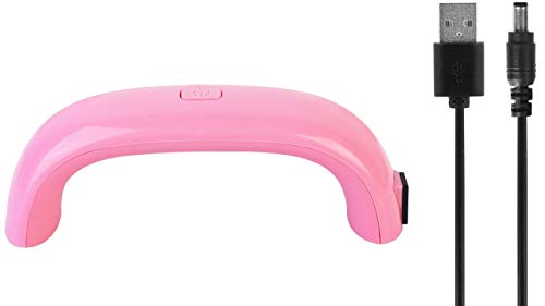 GPCT Portable 9W UV LED Nail Drying Lamp (Pink)