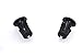 iParaAiluRy Bike Bar End Plugs Handsome Universal Rubber Sponge Aluminum Handlebar Plug (1 Pair, Out Dia. 23mm/28mm, Black/Blue/Golden/Gray/Green/Red)