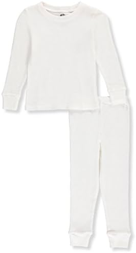 Ice2O Little Girls' Toddler 2-Piece Thermal Long Underwear Set - off white, 2t