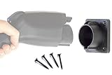EV Charger Plug Nozzle Holster Dock for SAE J1772 Electric Vehicle with Screws Included for EVSE Wall Mount Holder	