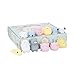 12 Pieces Easter Eggs filled with Squishies Squishy Animals Stress Toys with Beautiful Gift Box, Stress Relief Animal Toys for Easter Theme Party Favor, Fidget Stress Relief Squishies Toys for Kids