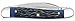 CASE XX WR Pocket Knife Navy Blue Bone Mini Copperhead Item #7062 - (62109W SS) - Length Closed: 3 1/8 Inches