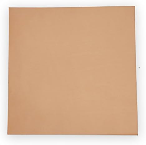 Precut Pieces Veg Tanned Tooling Leather (4.5-5.5) oz Leather Scraps (12''x12'')