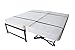 Kings Brand Furniture Foam Bed Bridge Pad Mattress Connector - Transform Two Twin Mattress Beds into Almost King Size Bed