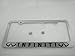 Fit Infiniti Polished Stainless Steel License Plate Frame w/Caps