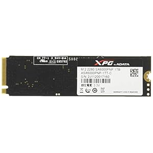 ADATA XPG SX6000 Pro Series NVMe SSD, PCIe 3.0 M.2 Typ 2280-1 TB