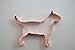 No. 1 Bull Terrier Copper Cookie Cutter