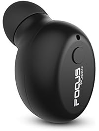 FOCUSPOWER F10 Mini Bluetooth Earbud Smallest Wireless Invisible Headphone with 6 Hour Playtime Car Headset with Mic for iPhone and Android Smart Phones(One Pcs)