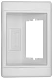Legrand - Pass & Seymour TV1LVKITWCC2 Recessed Television Receptacle Box One Gang Low Voltage Kit Easy Install